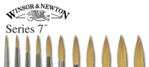 Windsor and Newton Series 7 Paint Brushes