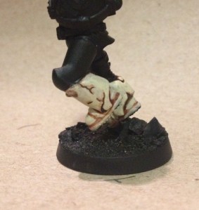 technique for painting bone