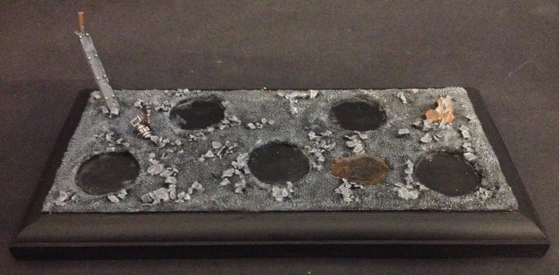 finished scenic plinth