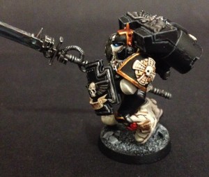 veteran with power weapon and storm shield