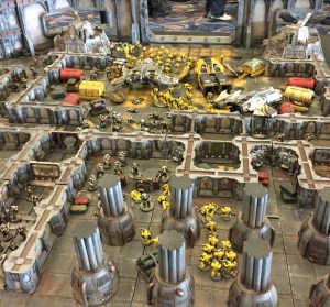 Imperial Fists vs Iron Warriors