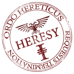 heresy stamp