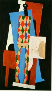 Harlequin In Autumn by Pablo Picasso