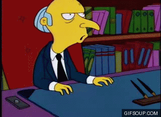 simpsons mr burns mystery box