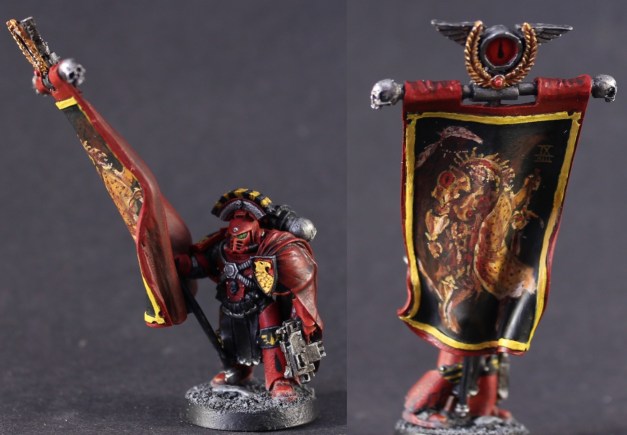 horus heresy blood angels standard bearer