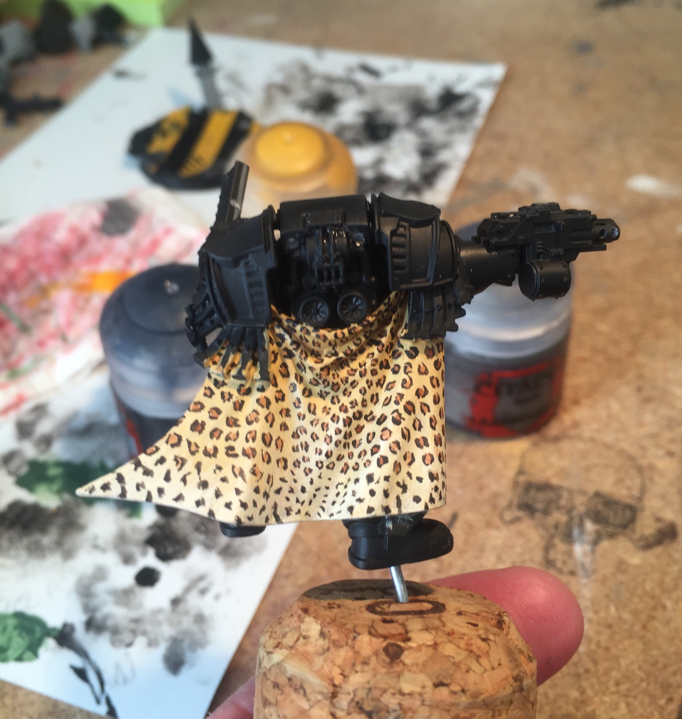 leopard cloak miniature