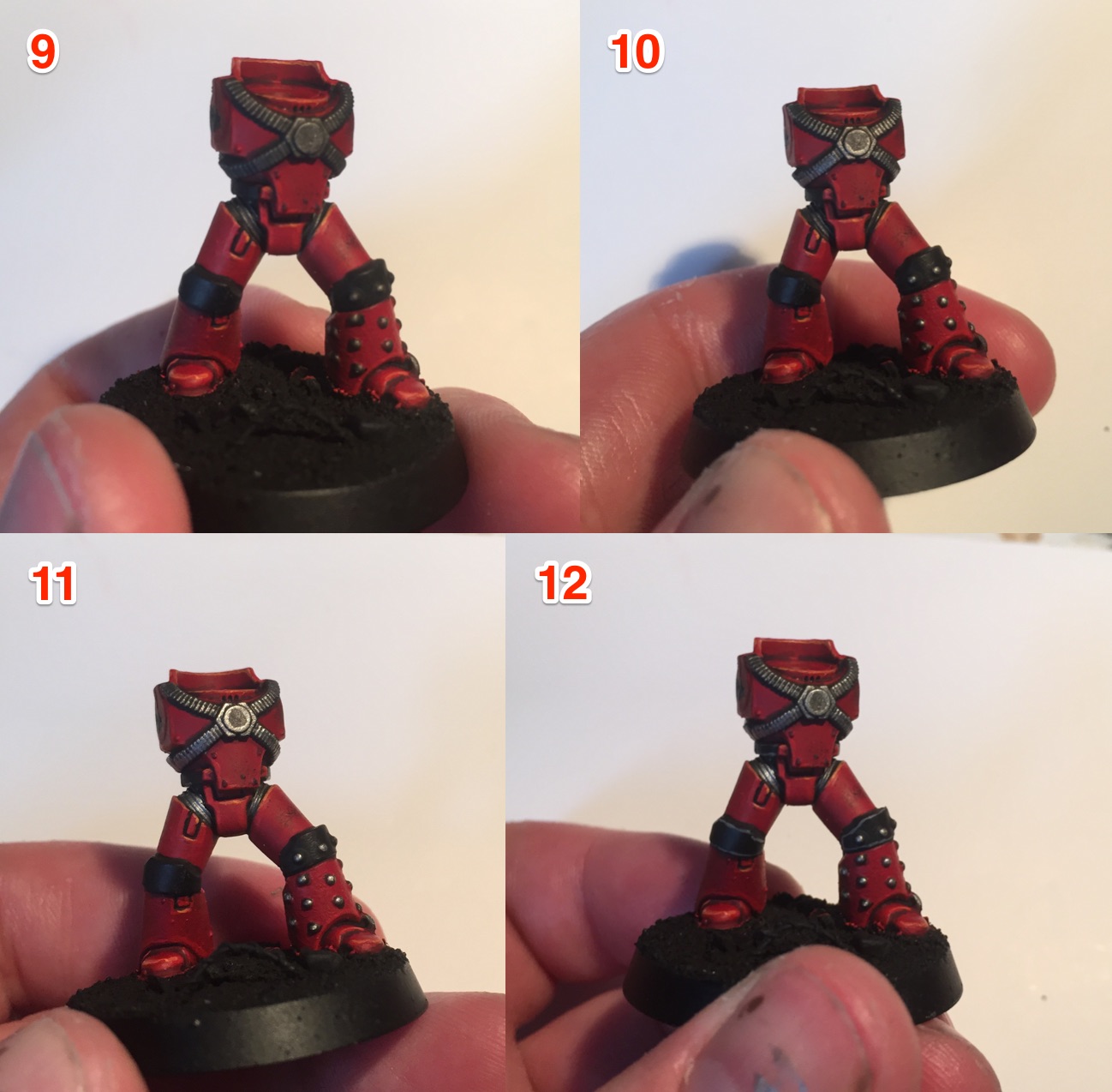 painting a 30k blood angel tactical marine