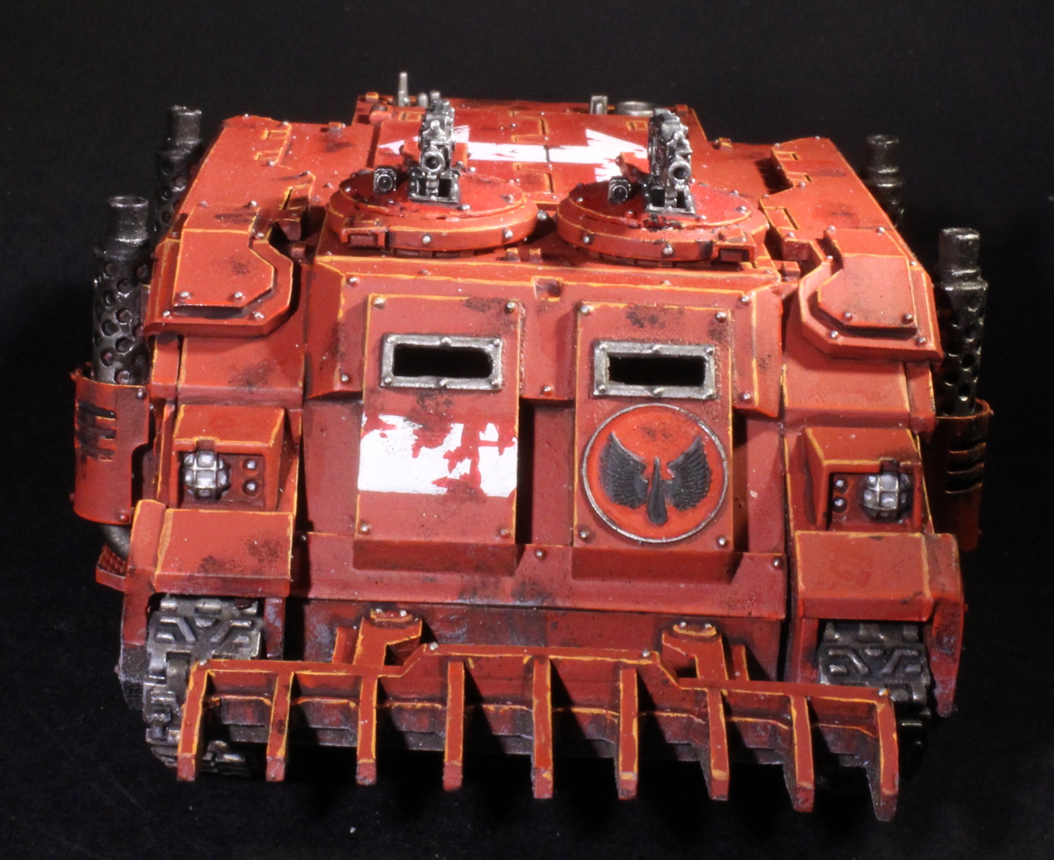 the front of a rhino