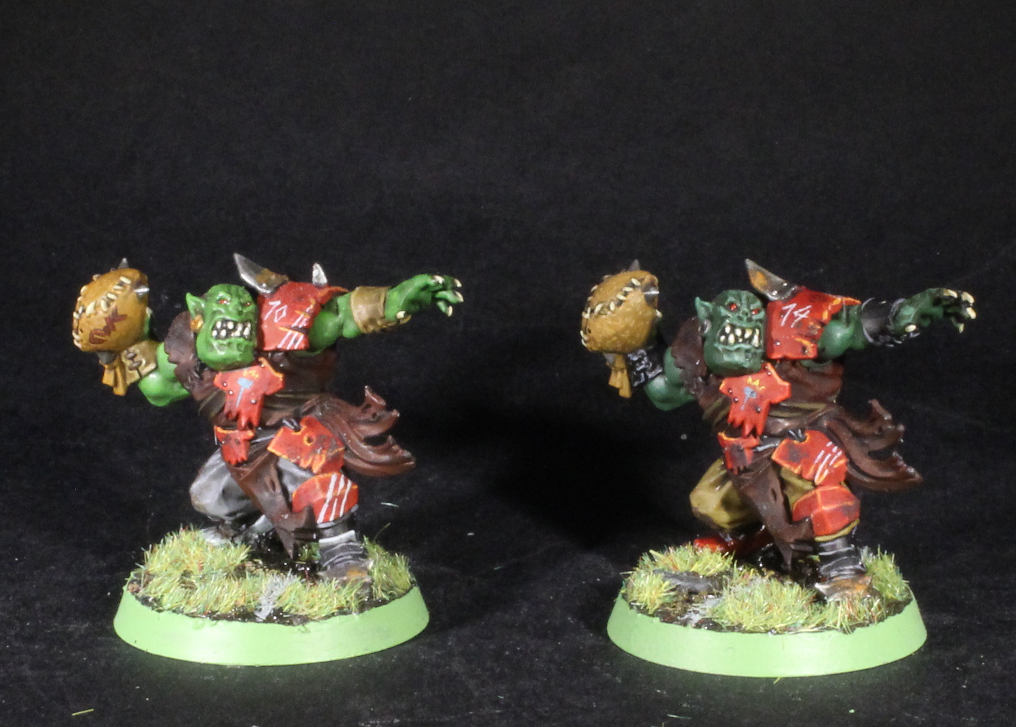 blood bowl orc throwers