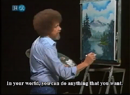 bob ross your world