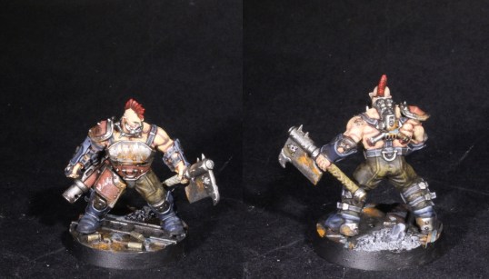 goliath ganger with grenade launcher and brute cleaver