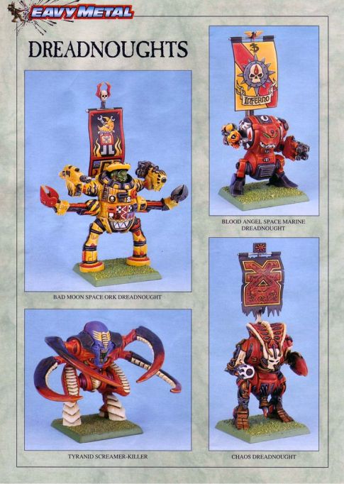 warhammer 40000 2nd edition dreadnought page