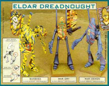 old metal eldar dreadnoughts