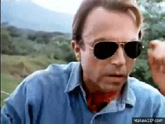 amazed jurassic park gif