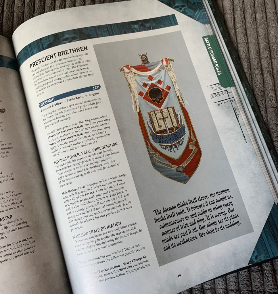 grey knights prescient brethren