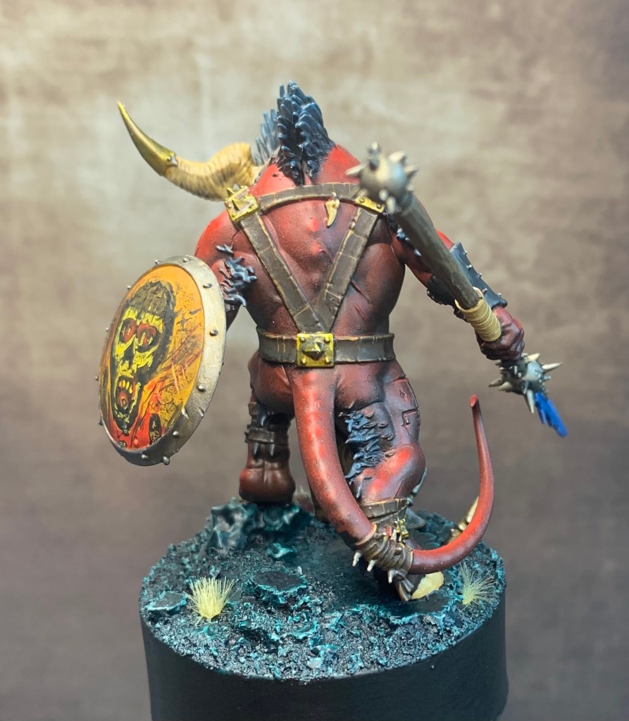 red skin on a miniature