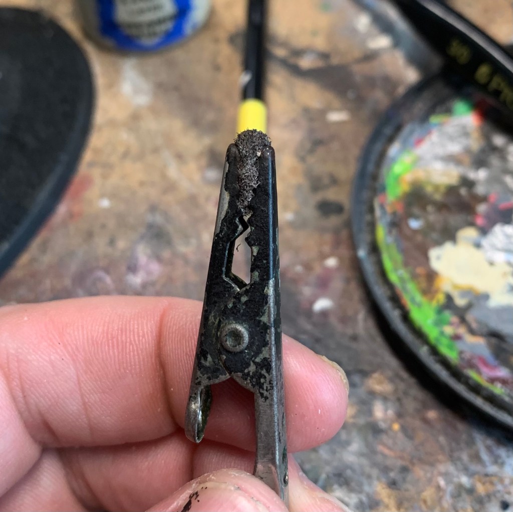 hobby painting with sponge