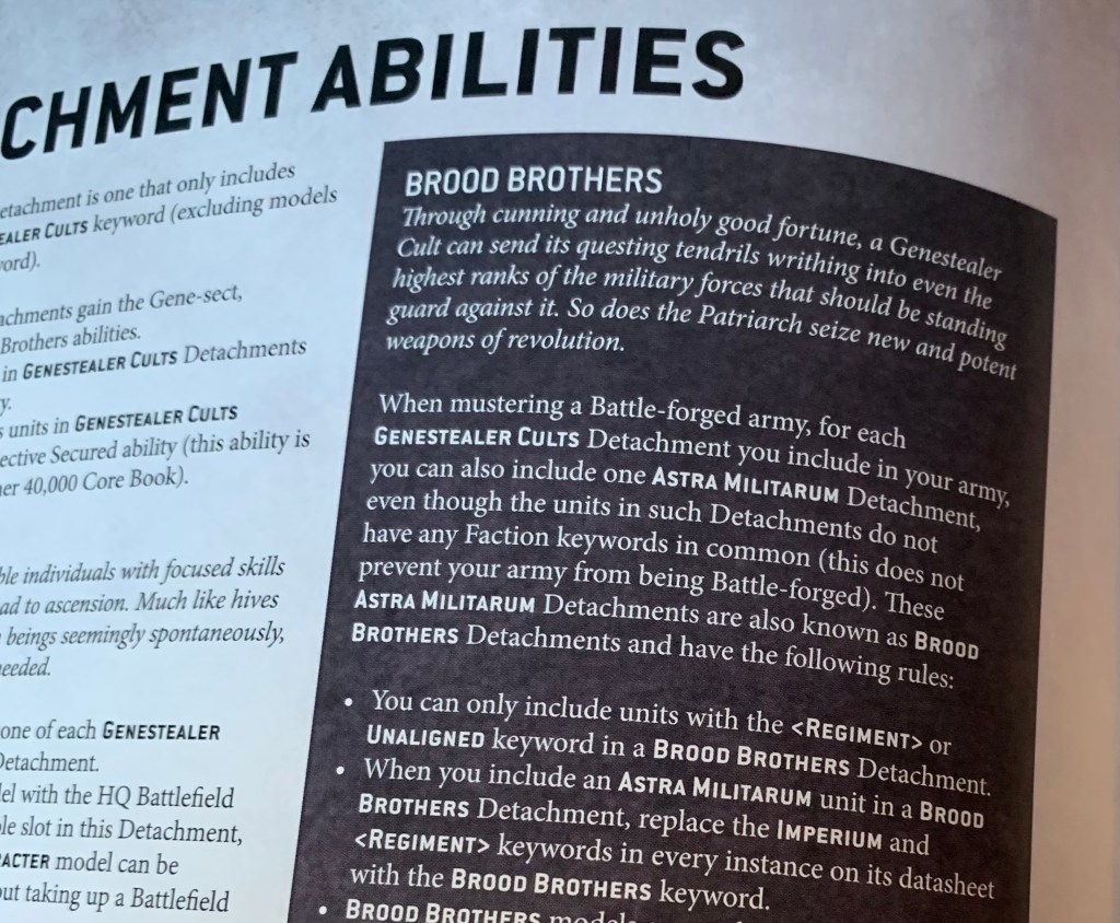 brood brothers rules