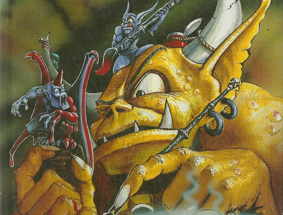 old golden demon illustration