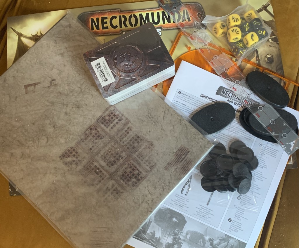 ash wastes box content