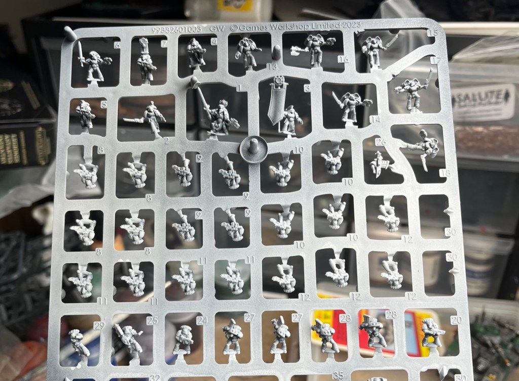 prepped legion imperialis sprue