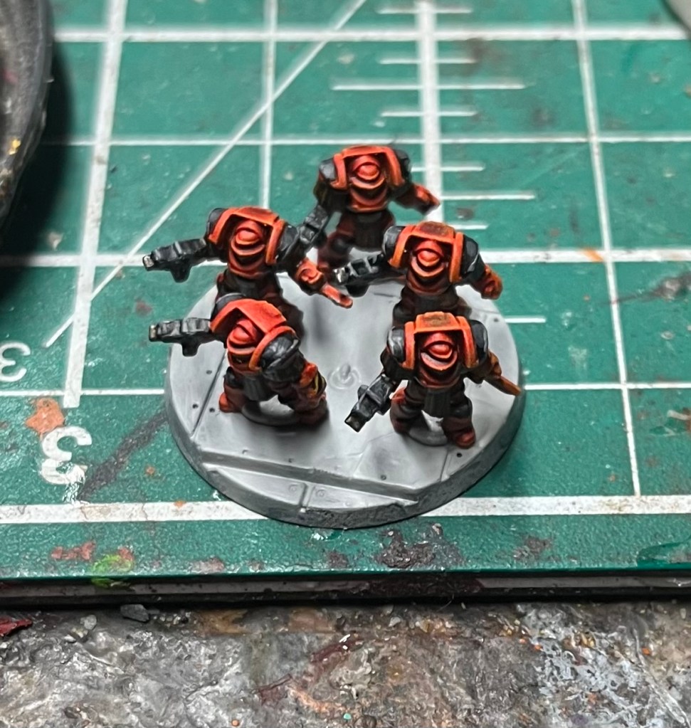 painted legions imperialis terminators ready for basing